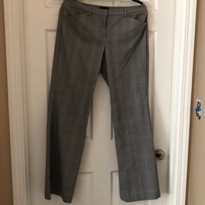 The limited gray with multi colored pinstripe.